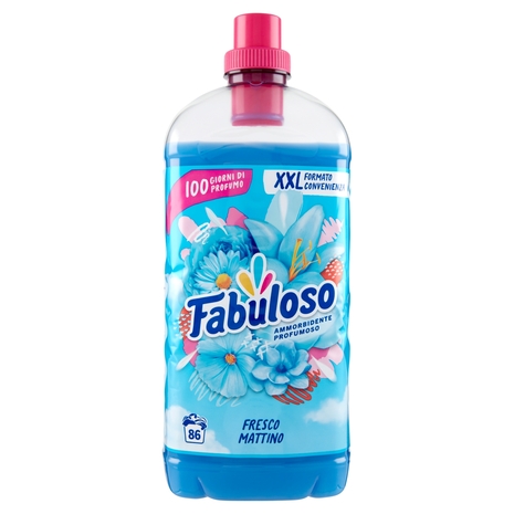 Fabuloso ammorbidente concentrato Fresco Mattino 86 lavaggi 1,9 L